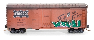 Micro-Trains Weathered Frisco Boxcar